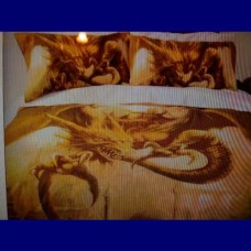 bedset  Gold Dragon-Size: king
